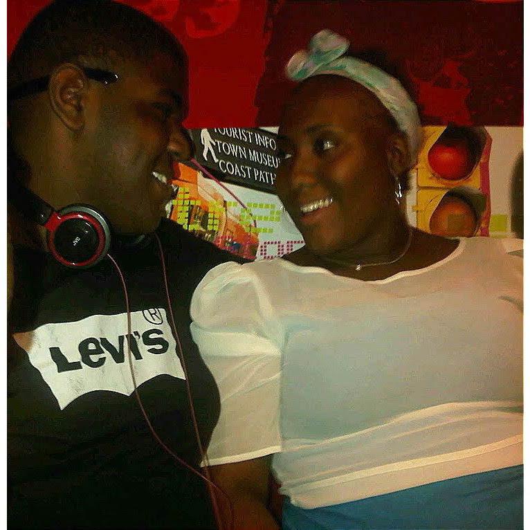 One of our first dates. We were surrounded by our friends but of course we only had eyes for each other.