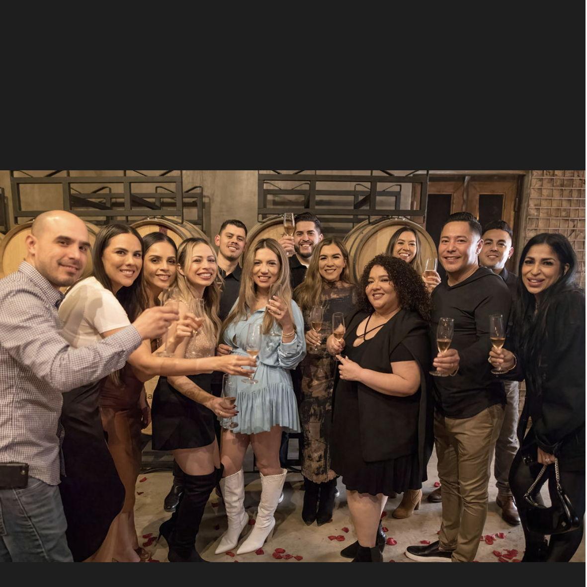 The Night the groom popped the question. Little Champagne to celebrate