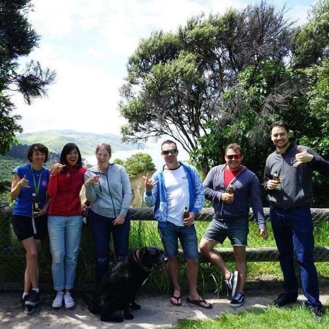 Camping with friends in NZ