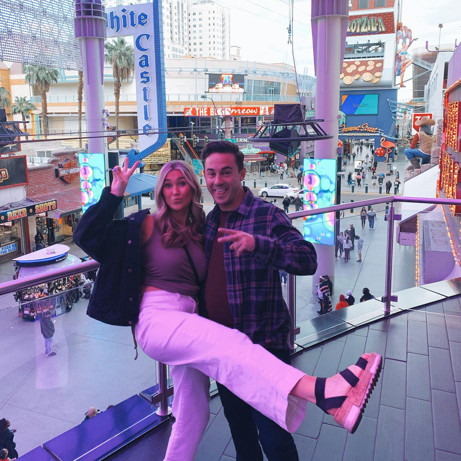 Our first picture together in Vegas.