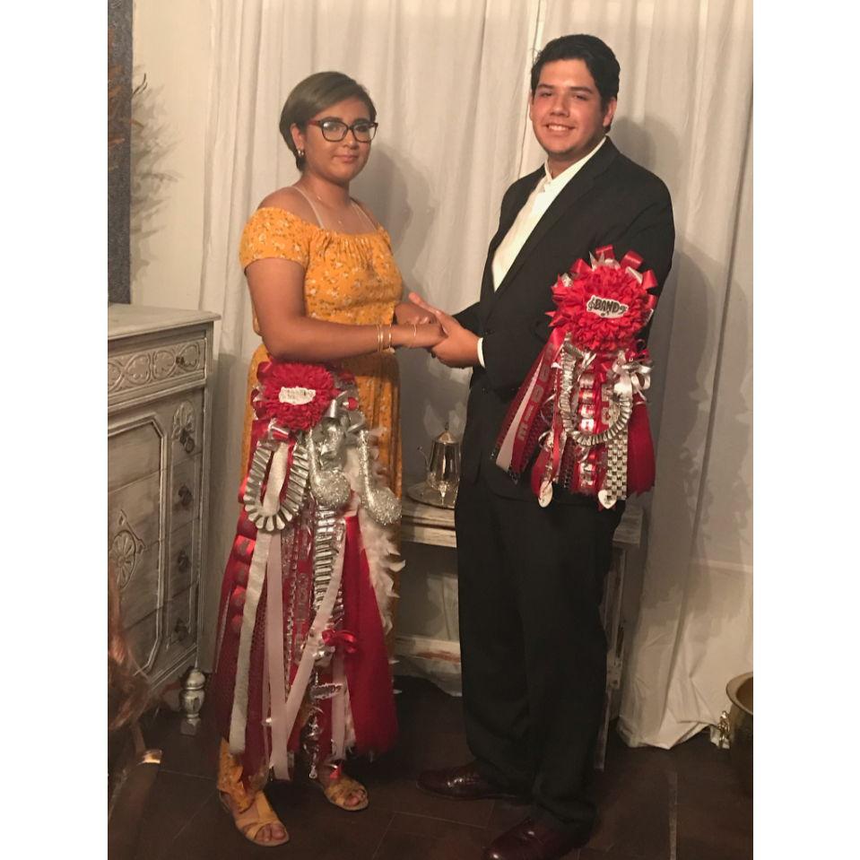 Right before going to Homecoming.
