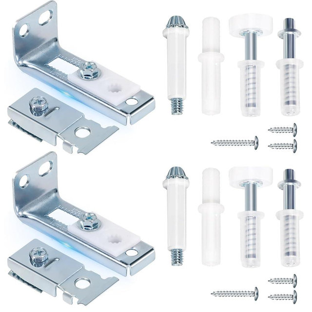 Bifold Door Hardware Repair Kit, 2-Pack Bifold Closet Door Hardware Kit Folding Door Hardware Repair Replacement Tool Kit