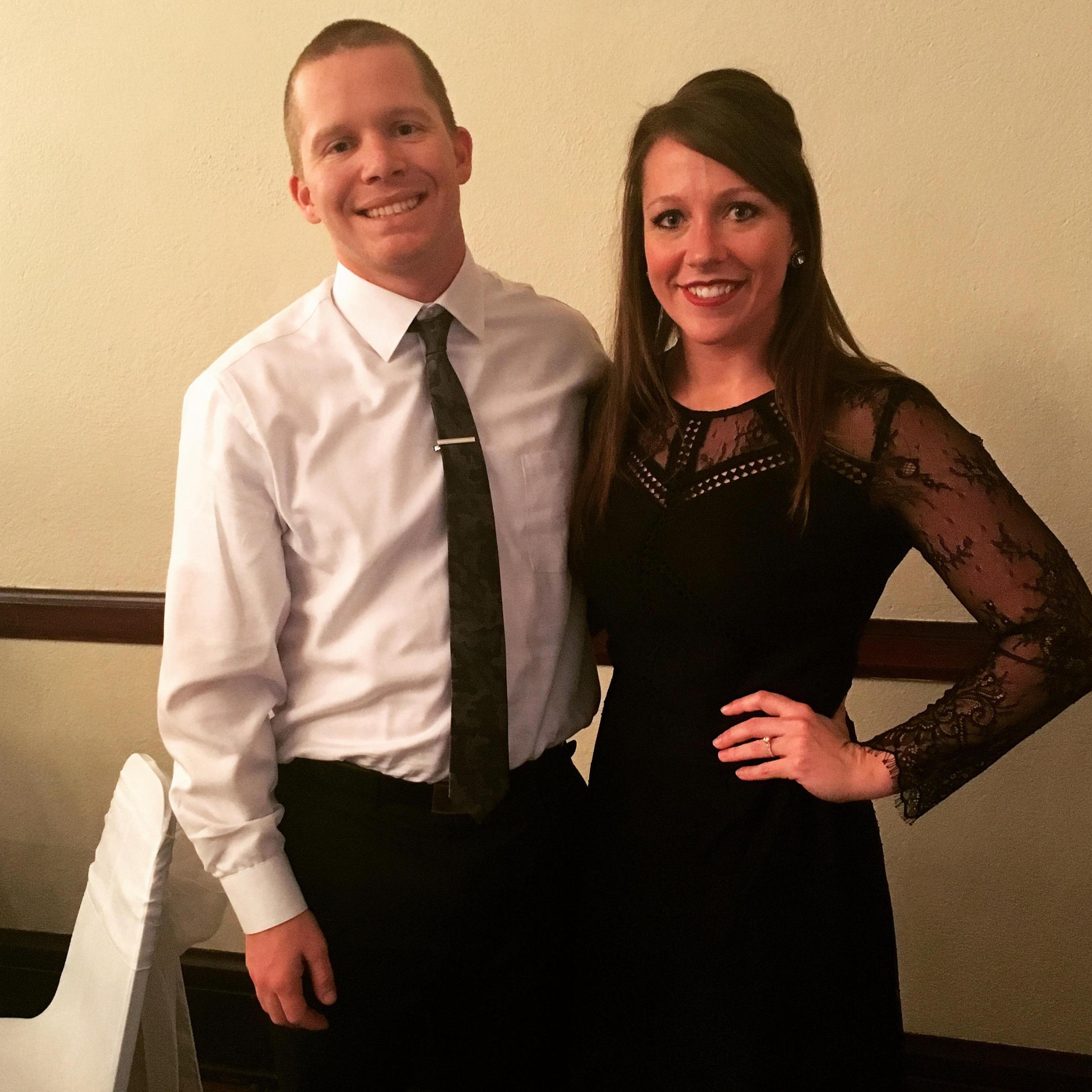 Michael (Rebecca's cousin) and Kurstyn's wedding. Dec. 2017