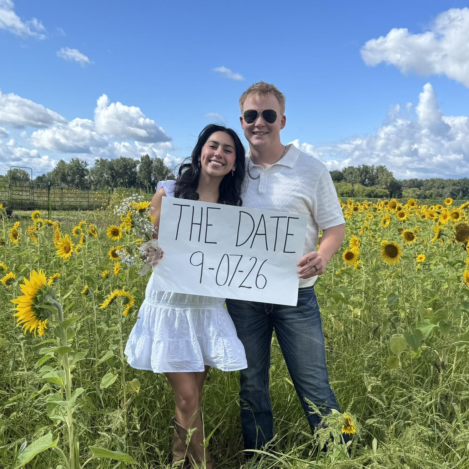 From our save the date instagram reel. September 2025