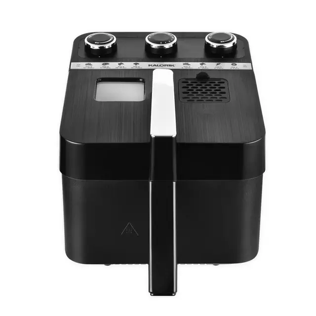 Kalorik 1.8 qt. 2-in-1 Air and Deep Fryer in Black