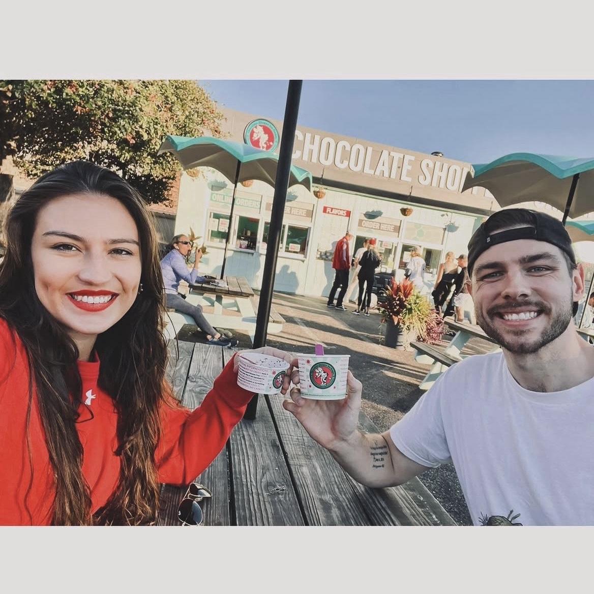 A visit back to our first date spot.