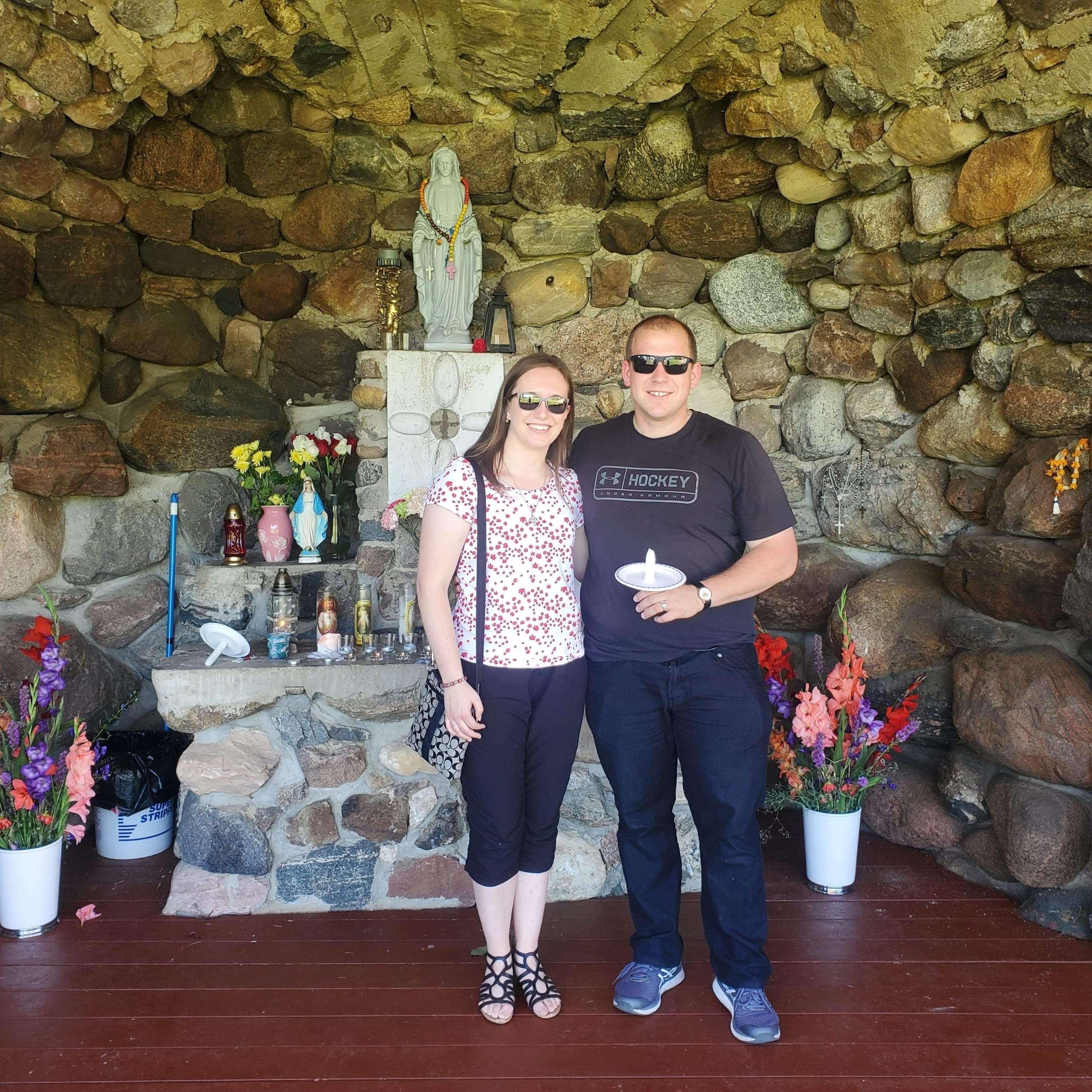 Our "second" date - going out to Skaro Shrine on August 16, 2020