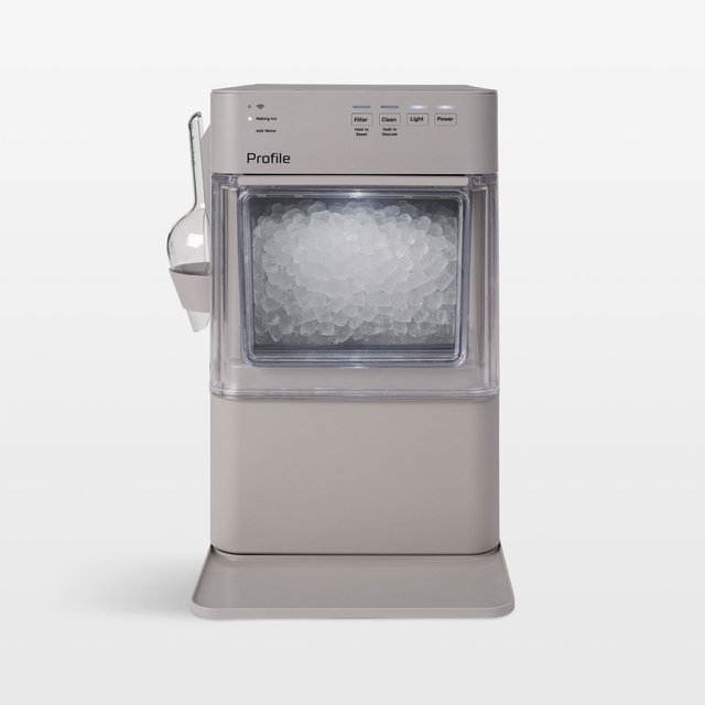 GE Profile Opal 2.0 Mini Nugget Ice Maker in Light Grey