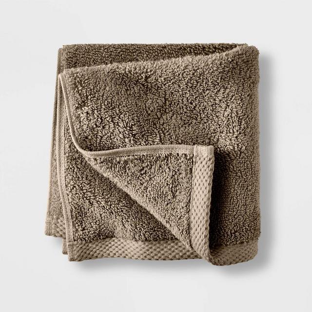 Organic Washcloth Dark Sand - Casaluna™