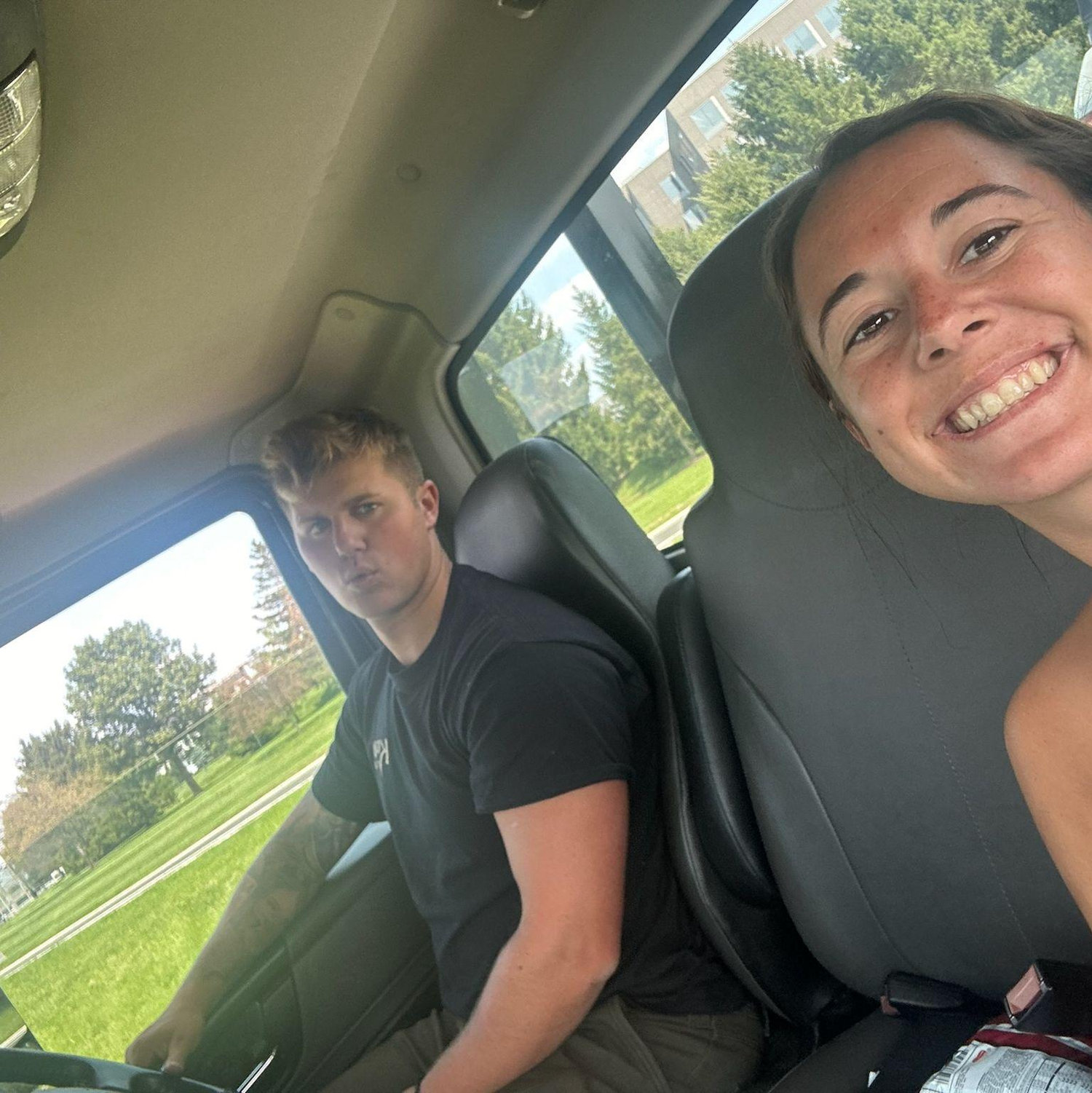 Spending many hours in the truck together