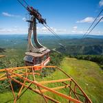 Gondola Ride at Local Ski Mountain
