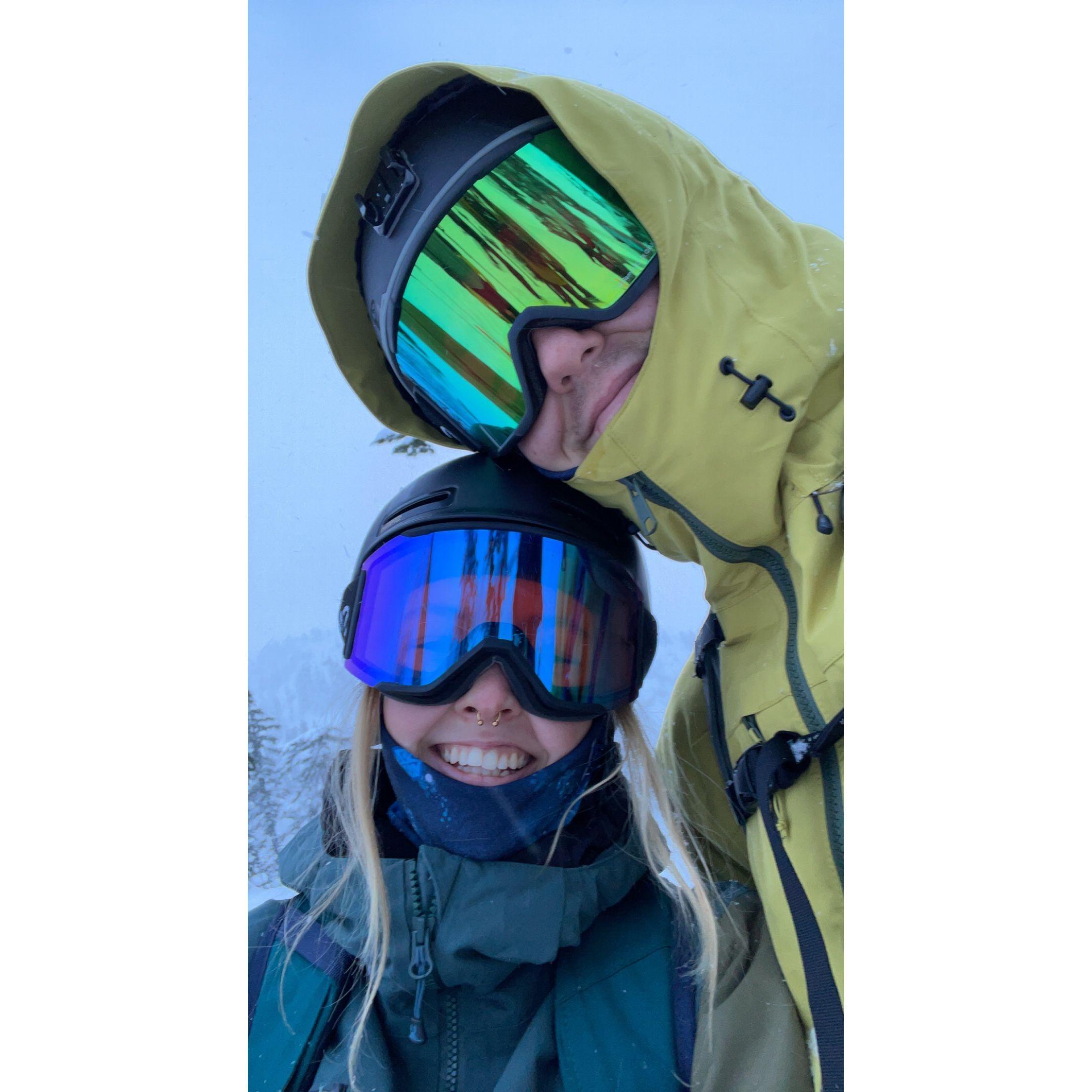2022 - Opening day at Mt. Baker Ski Area! One of many together.