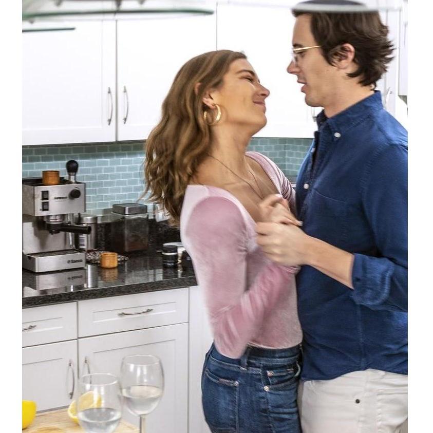 A special moment, dancing in the kitchen - our favorite past time activity