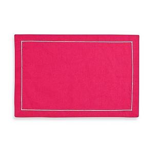 kate spade new york Laurel Drive Placemat in Vivid Snapdragon/White