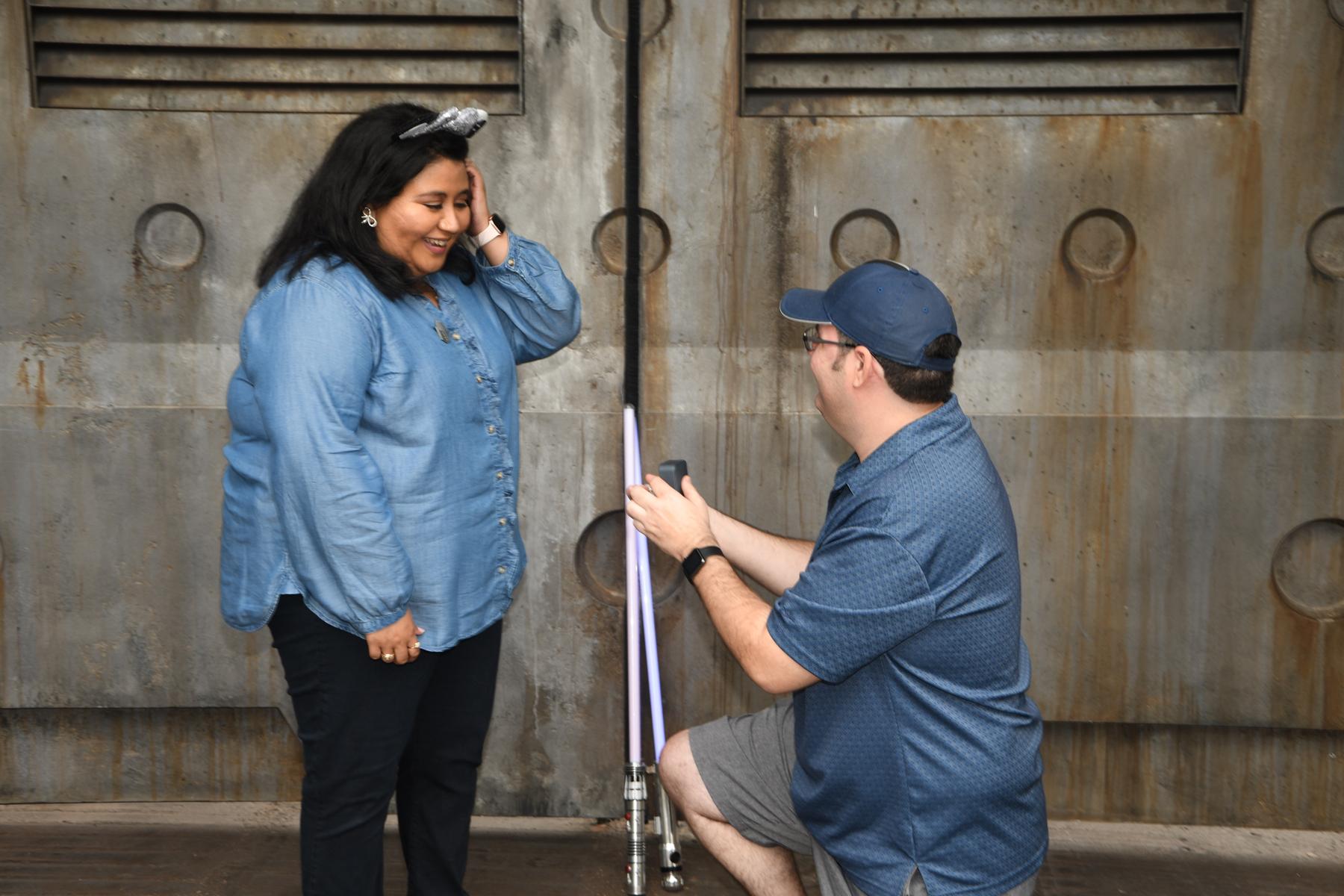 She said yes!