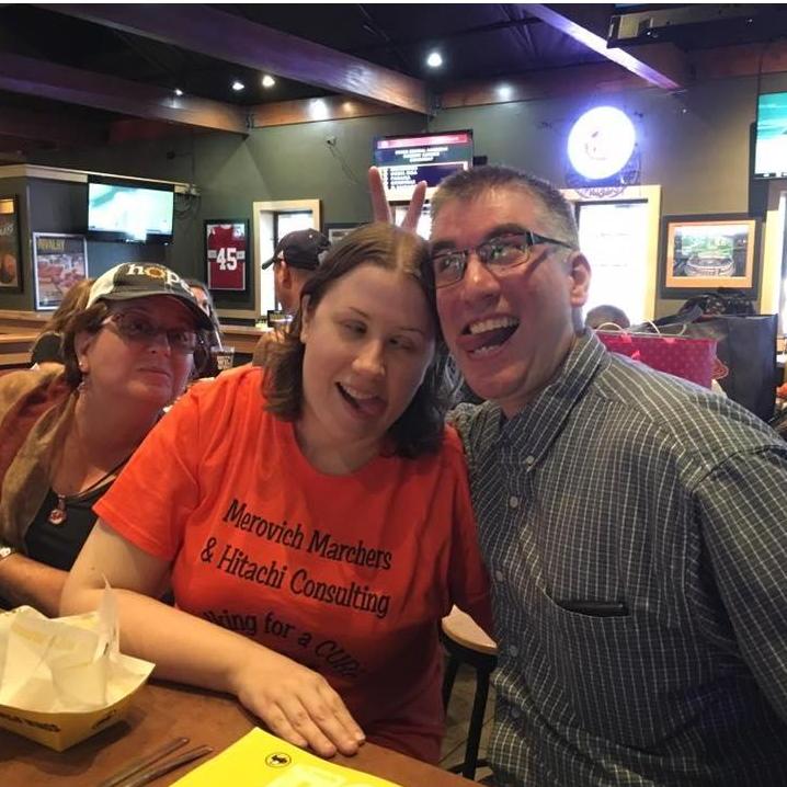 We still made time for fun at my going away party in 2017.
