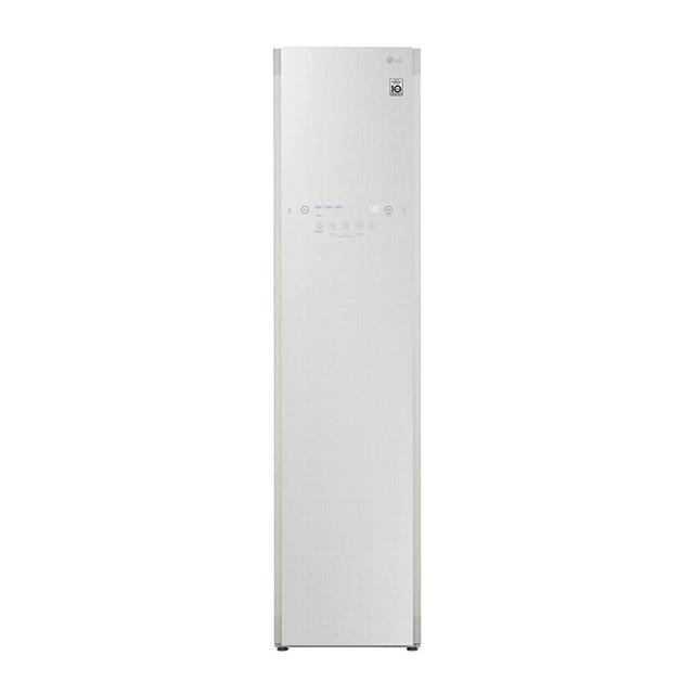 LG Styler Steam Closet | Clothes Steamer for Garments and Household Item Care | Sanitize, Deodorize, Freshen & Dry with Steam Technology & Moving Hangers| Easy Install | Wi-Fi enabled| White (S3WFBN)