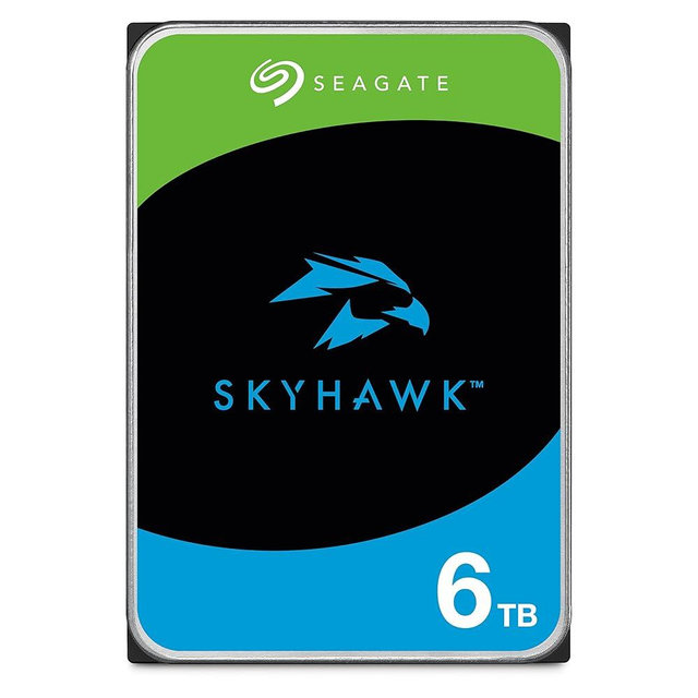 Seagate Skyhawk 6TB Video Internal Hard Drive HDD – 3.5 Inch SATA 6Gb/s 256MB Cache for DVR NVR Security Camera System with in-House Rescue Services (ST6000VXZ09/009)
