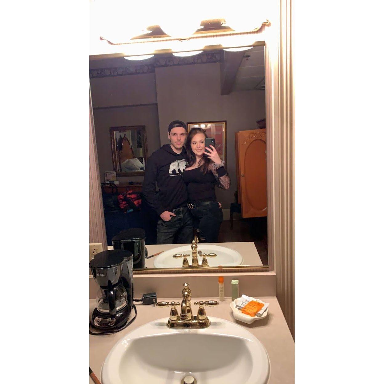 Our first anniversary in Deadwood