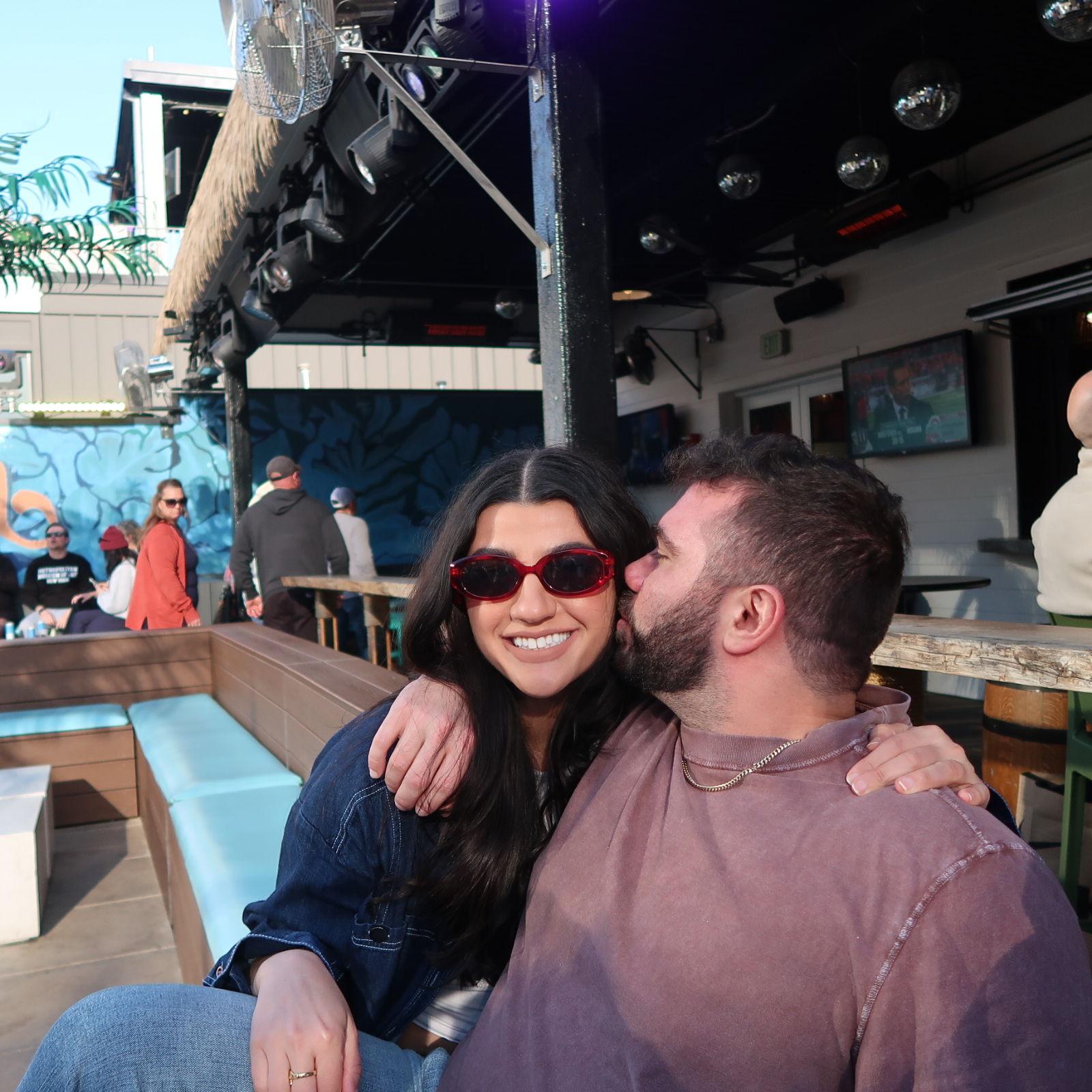 At Zach's Broadway bday.