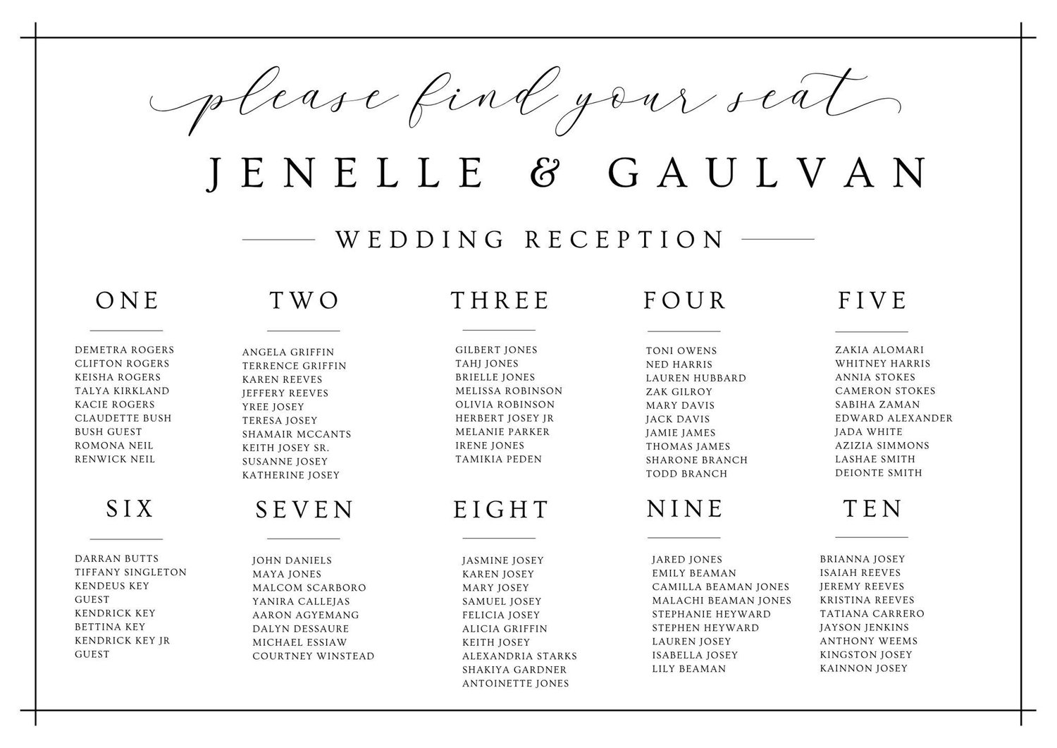 The Wedding Website of Jenelle Jones and Gaulvan Key
