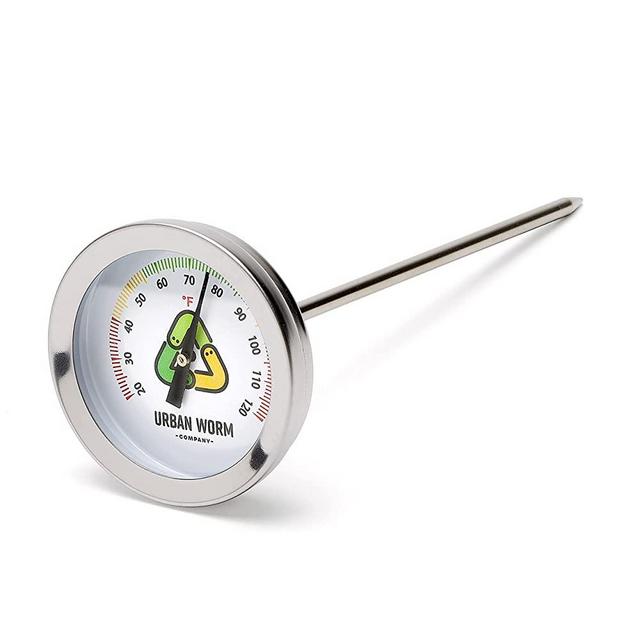 Urban Worm Soil Thermometer - Keep Microbes and Worms Happy for Gardening and Worm Composting