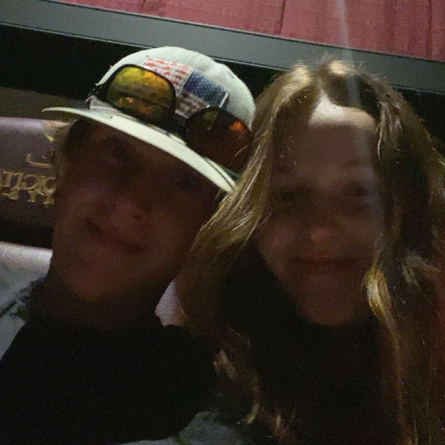 Our first time at the movies together