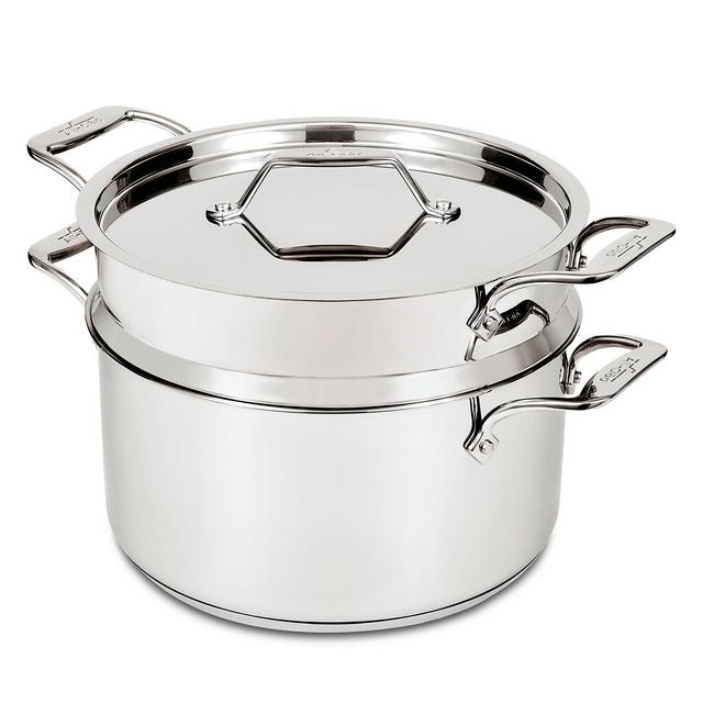 All-Clad Simply Strain, Stainless Steel Multipot with Insert and Lid, 8-Quart