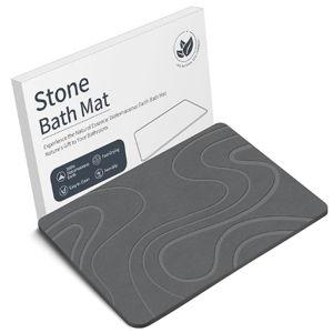 Stone Bath Mat (Line2 Gray)