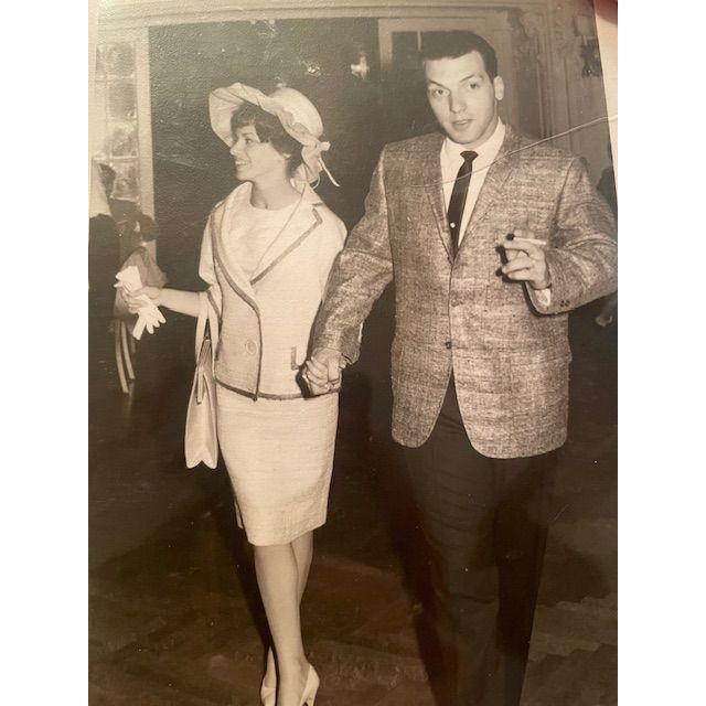 Sophie's great aunt and uncle getting married at the Blackstone Hotel June 2nd 1962.