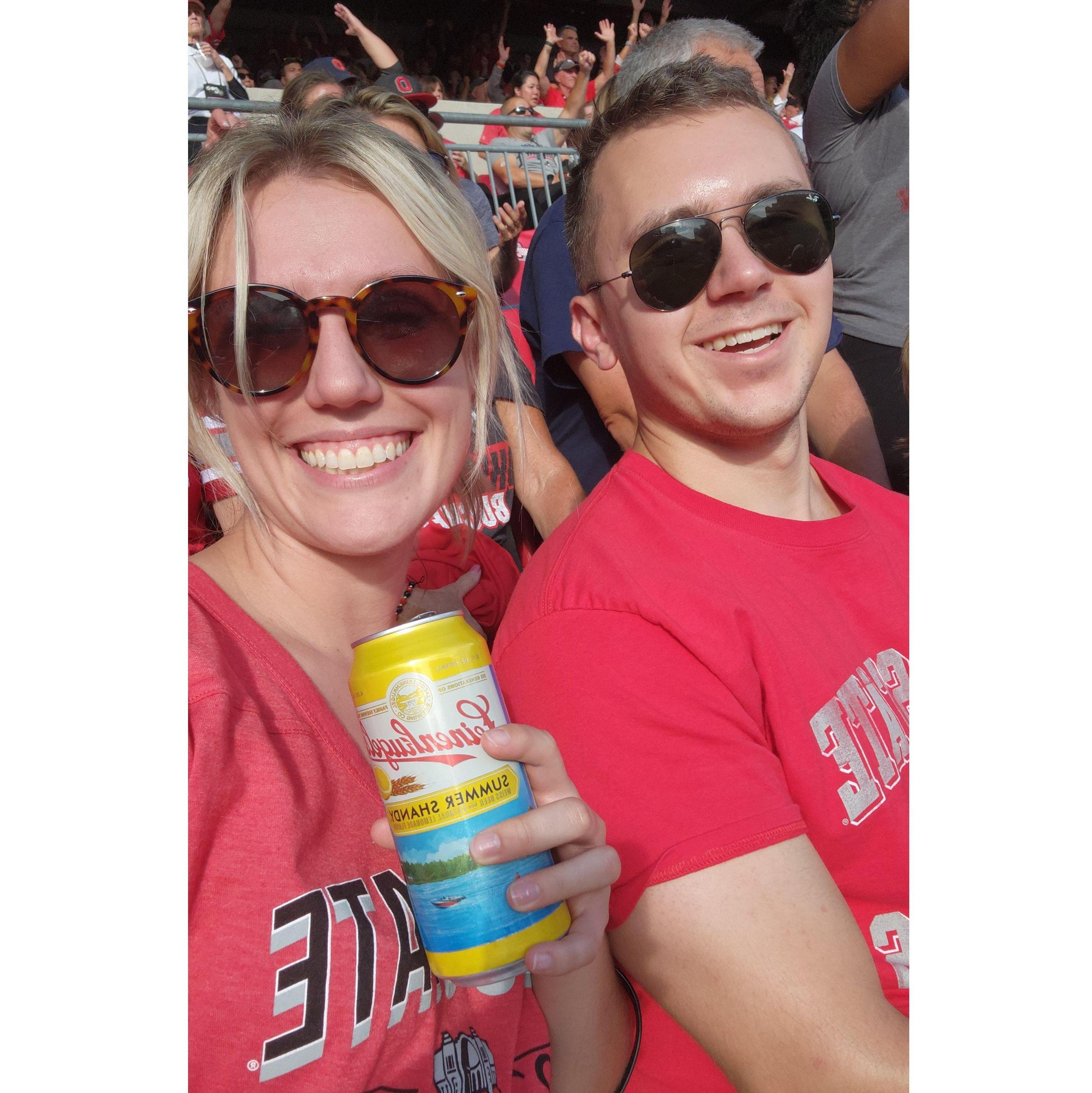 At an Ohio State game
