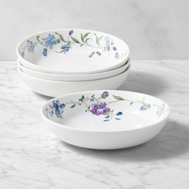 Hill House x Williams Sonoma Climbing Vine Individual Bowls, Set of 8, Blue