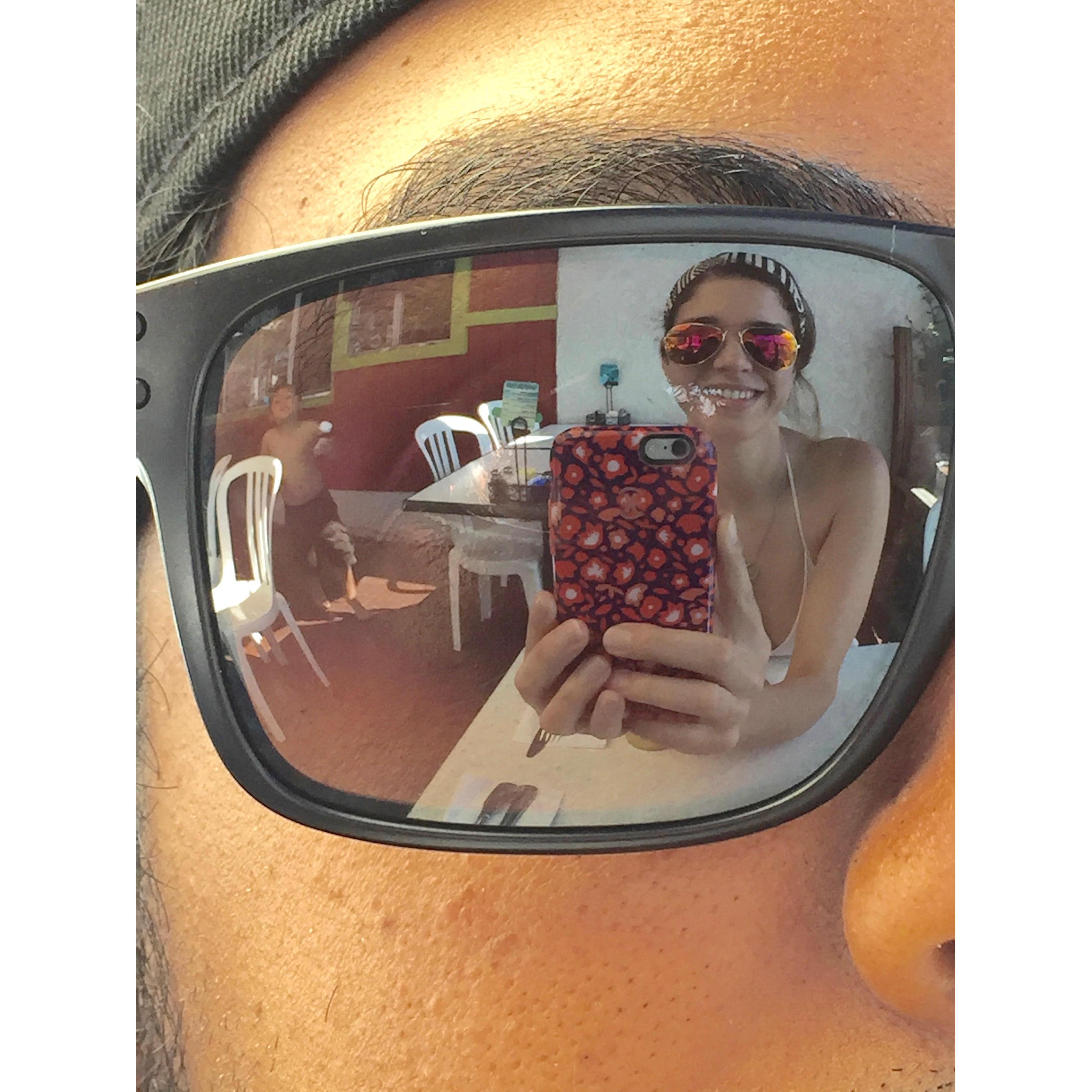 Breakfast reflections.