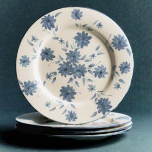 Set of 4 dinner plates - Garden Flowers - Sienna - Sézane