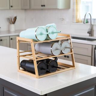 3-Tier Water Bottle Cabinet Organizer