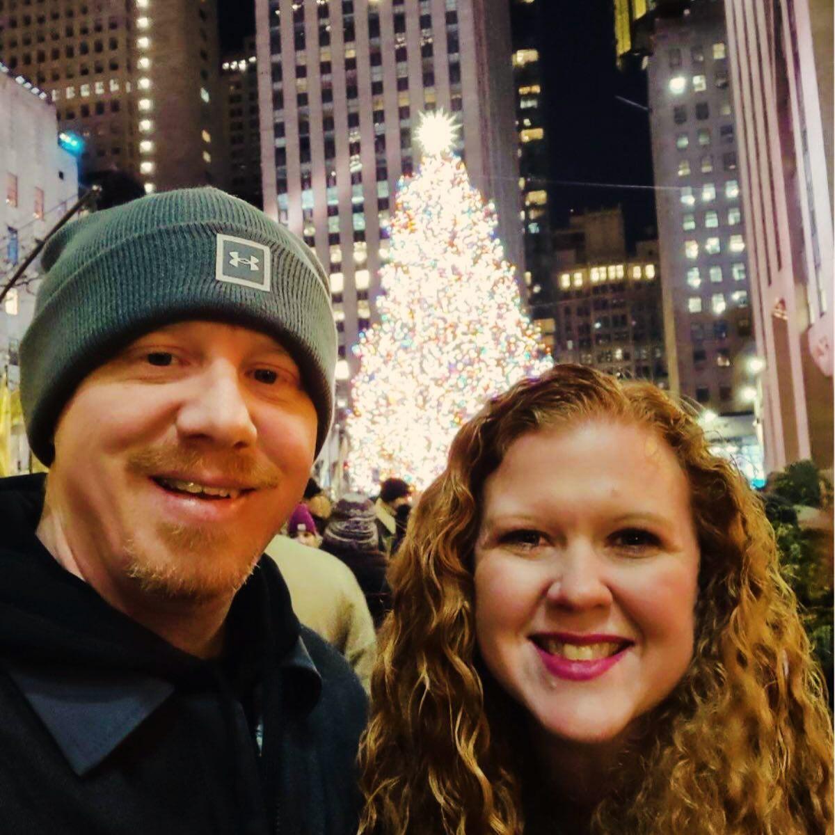 I've always dreamed of going to NYC at Christmas time and Justin made it happen!