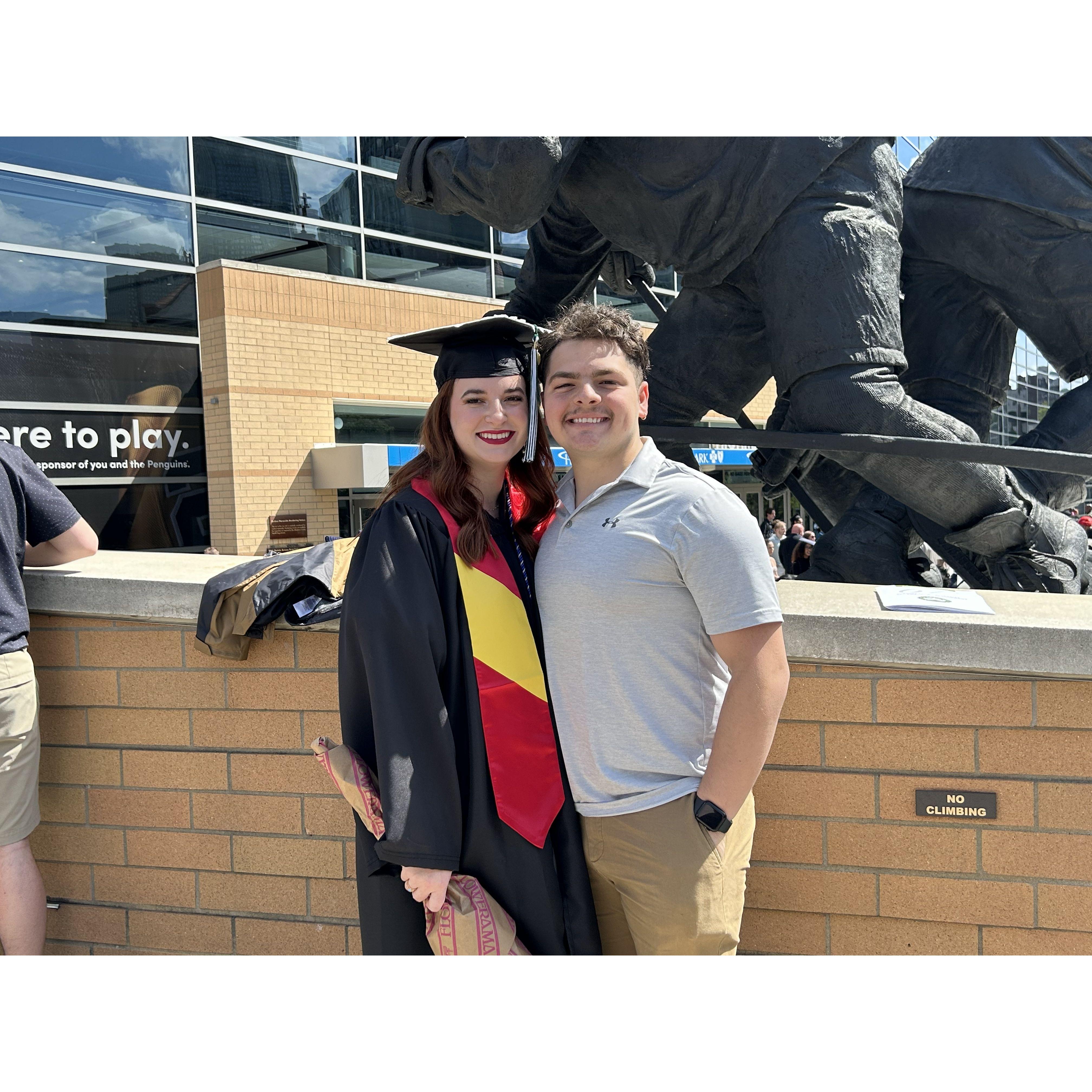 Paige's college graduation