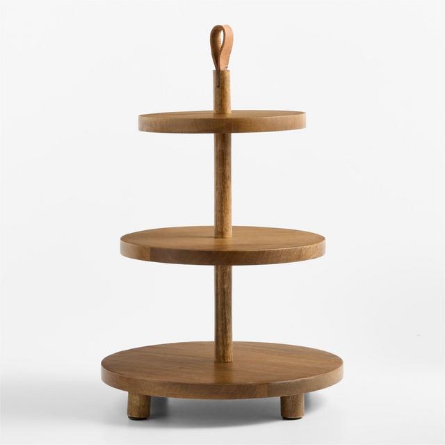 Orchard Wood 3-Tier Serving Tower