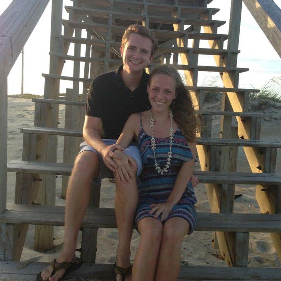 8/2014 Beach with our bestfriend Clay @ Hatteras, NC