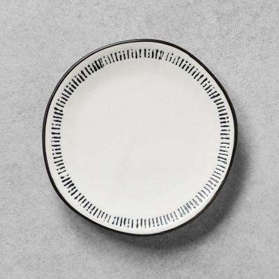 Appetizer Plate Embossed Black / White - Hearth & Hand™ with Magnolia