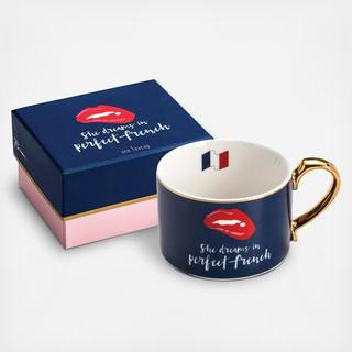 C'est Paris "She Dreams in Perfect French" Mug