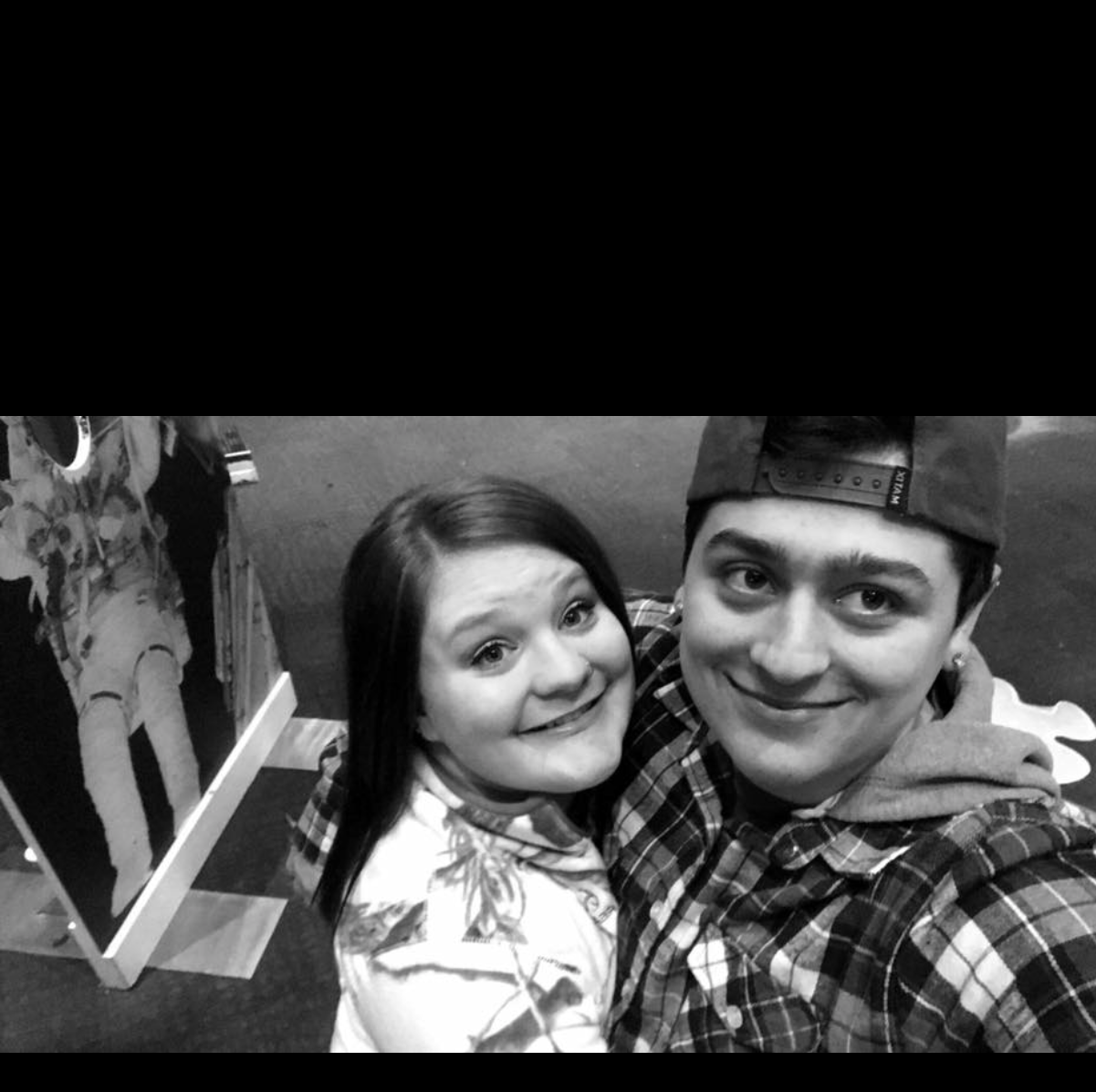 Tommy and I at OMSI at the lazer light show!