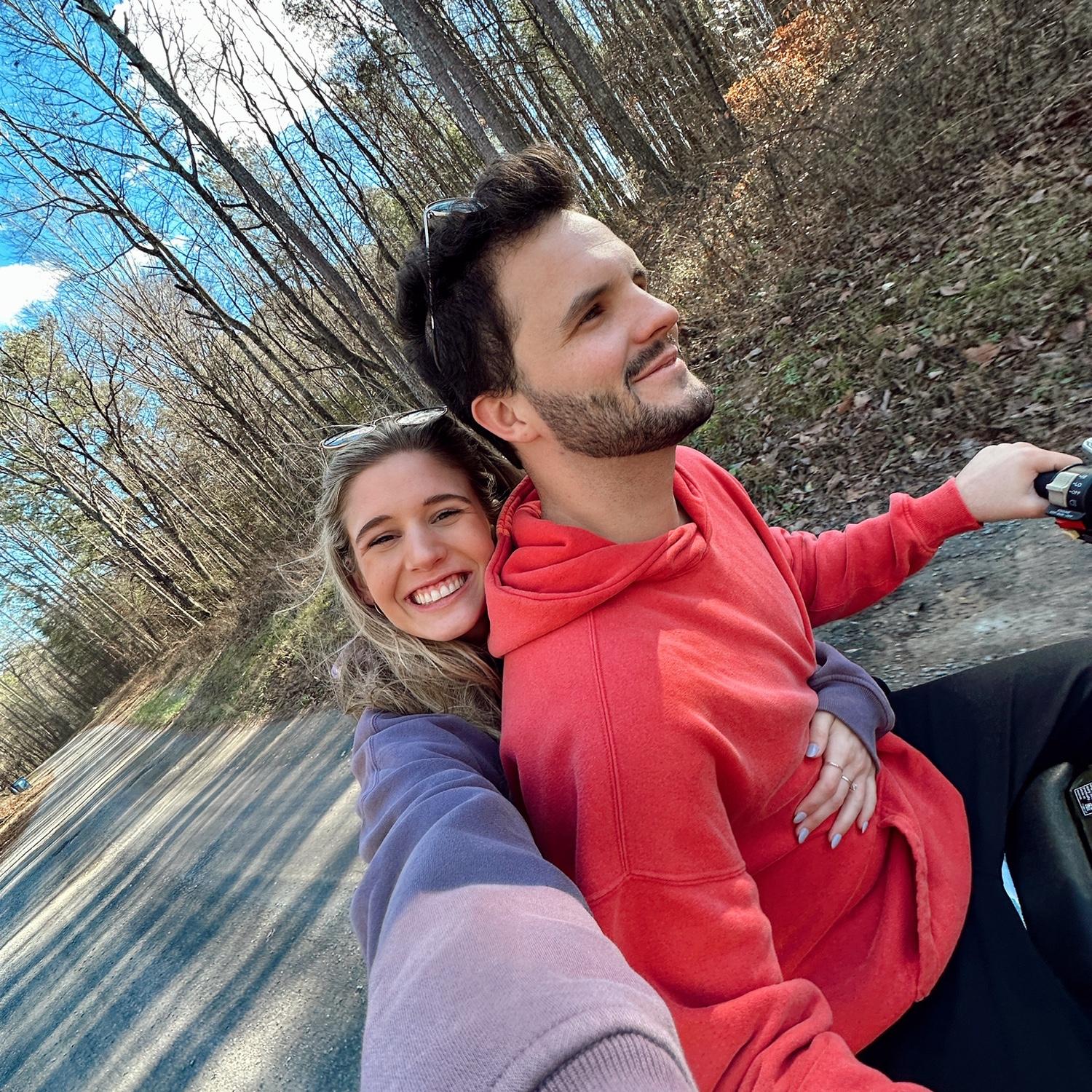 ATV riding at Jake’s grandparent’s mountain house