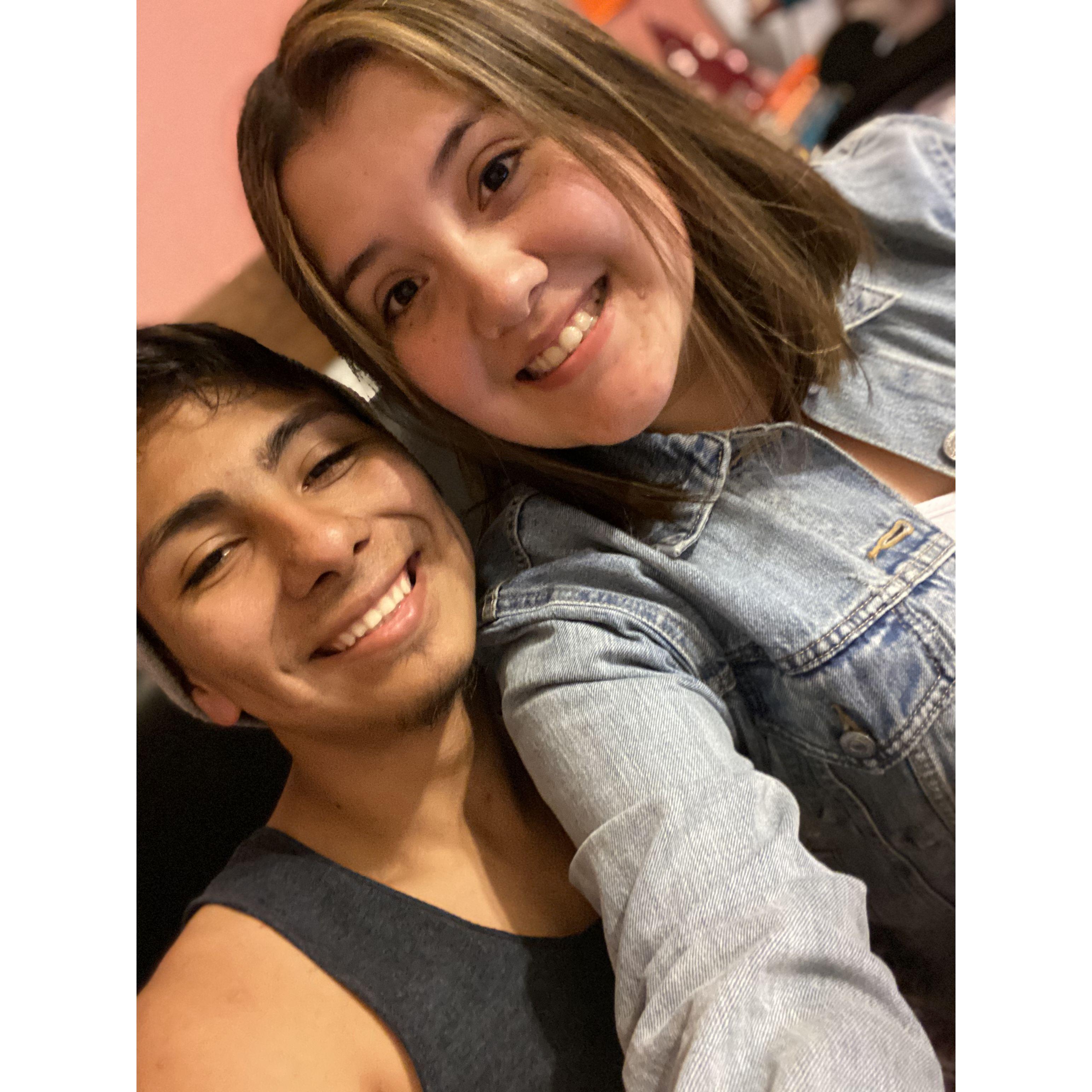 Our first picture together!