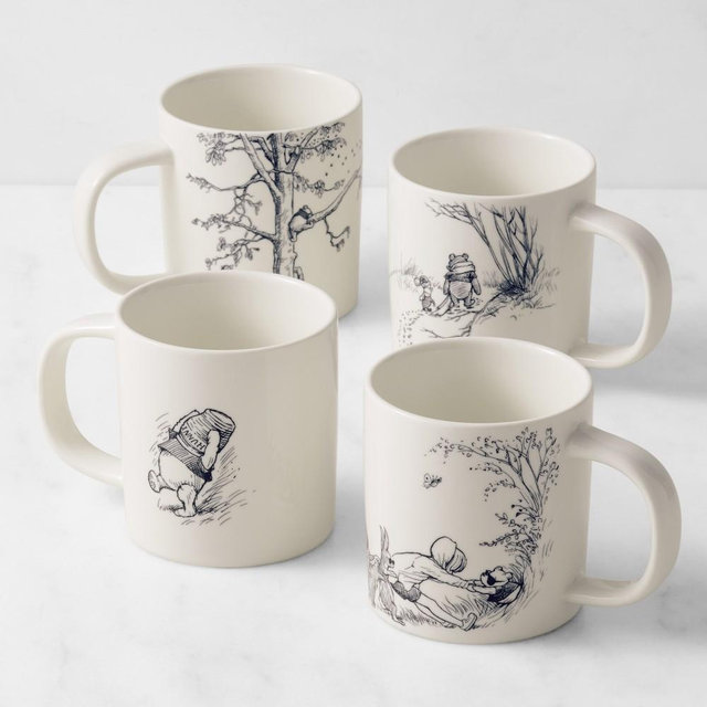 Rory Dobner x Williams Sonoma Mugs, Set of 4, Mixed