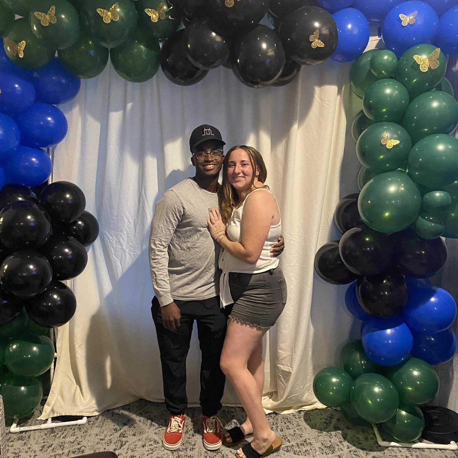 The day we got engaged!