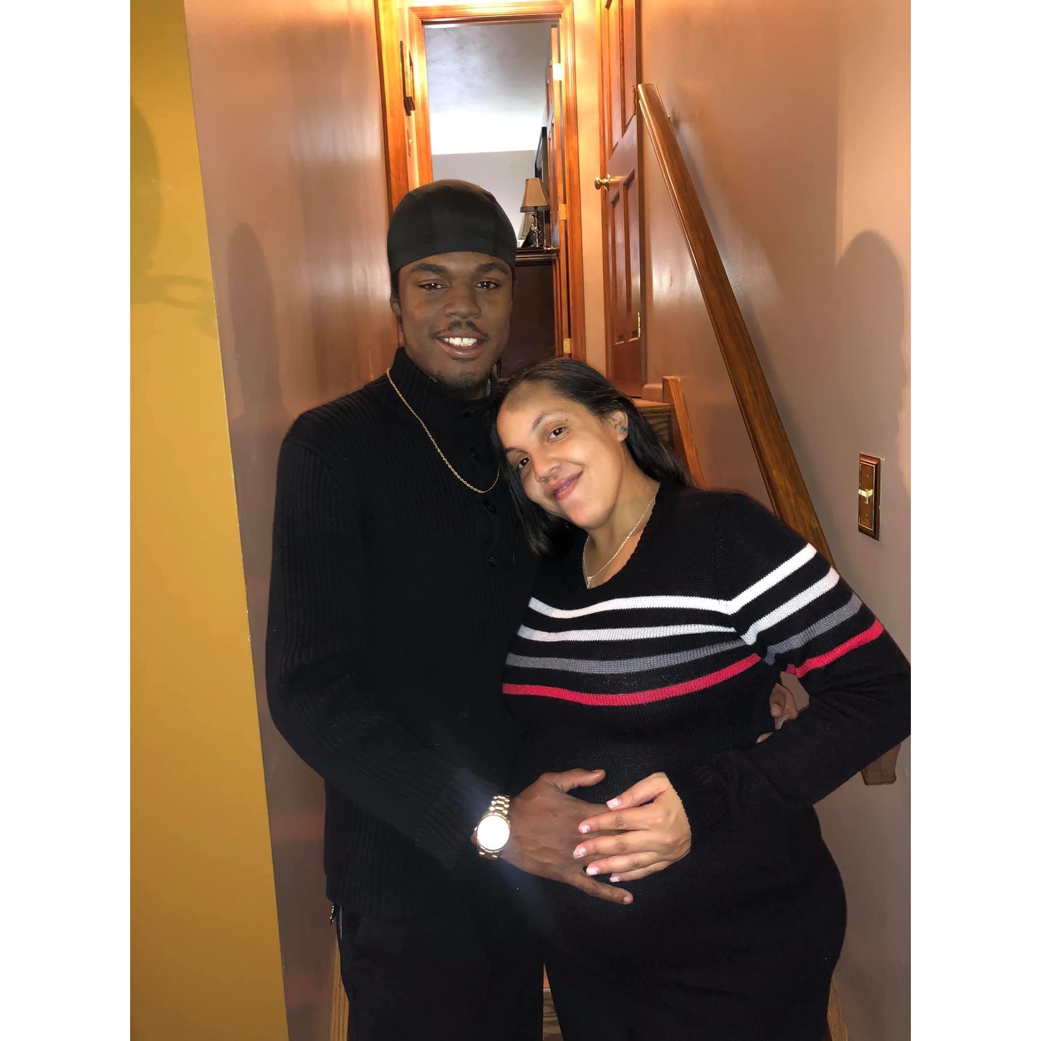 When we were pregnant with Lolah.