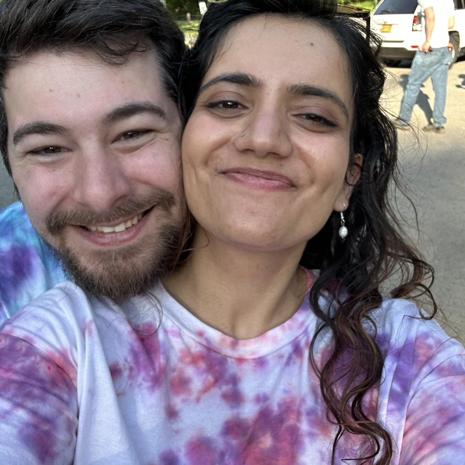 Luke made these tie-dye tees for us!
