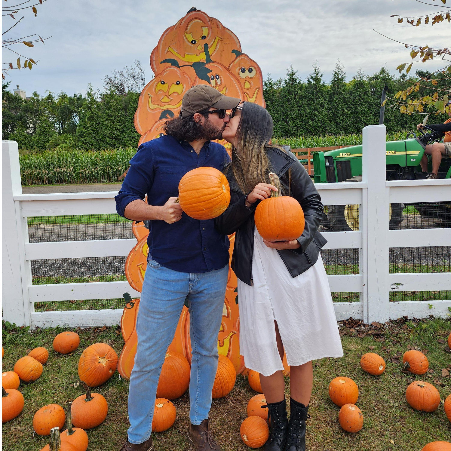 Picking pumpkins.... and each other! October 2022