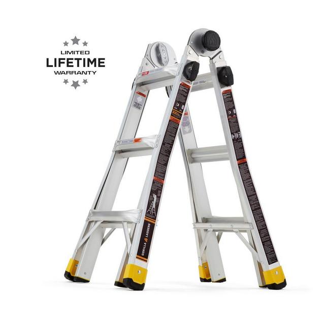 14 ft. Reach MPXA Aluminum Multi-Position Ladder with 300 lbs. Load Capacity Type IA Duty Rating